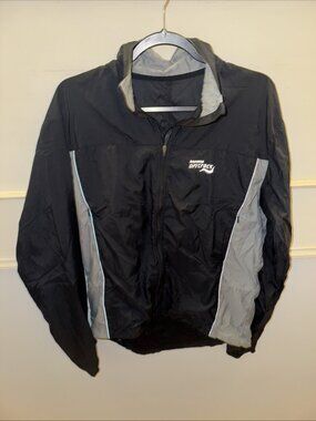 Norrona Off Track Jacket Mens Size S Full Zip Cycling Sport Black Windbreaker